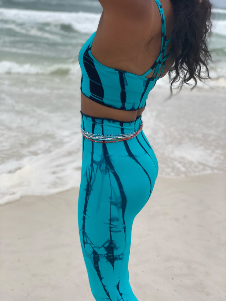 2 Piece Tye Dye Yoga Set